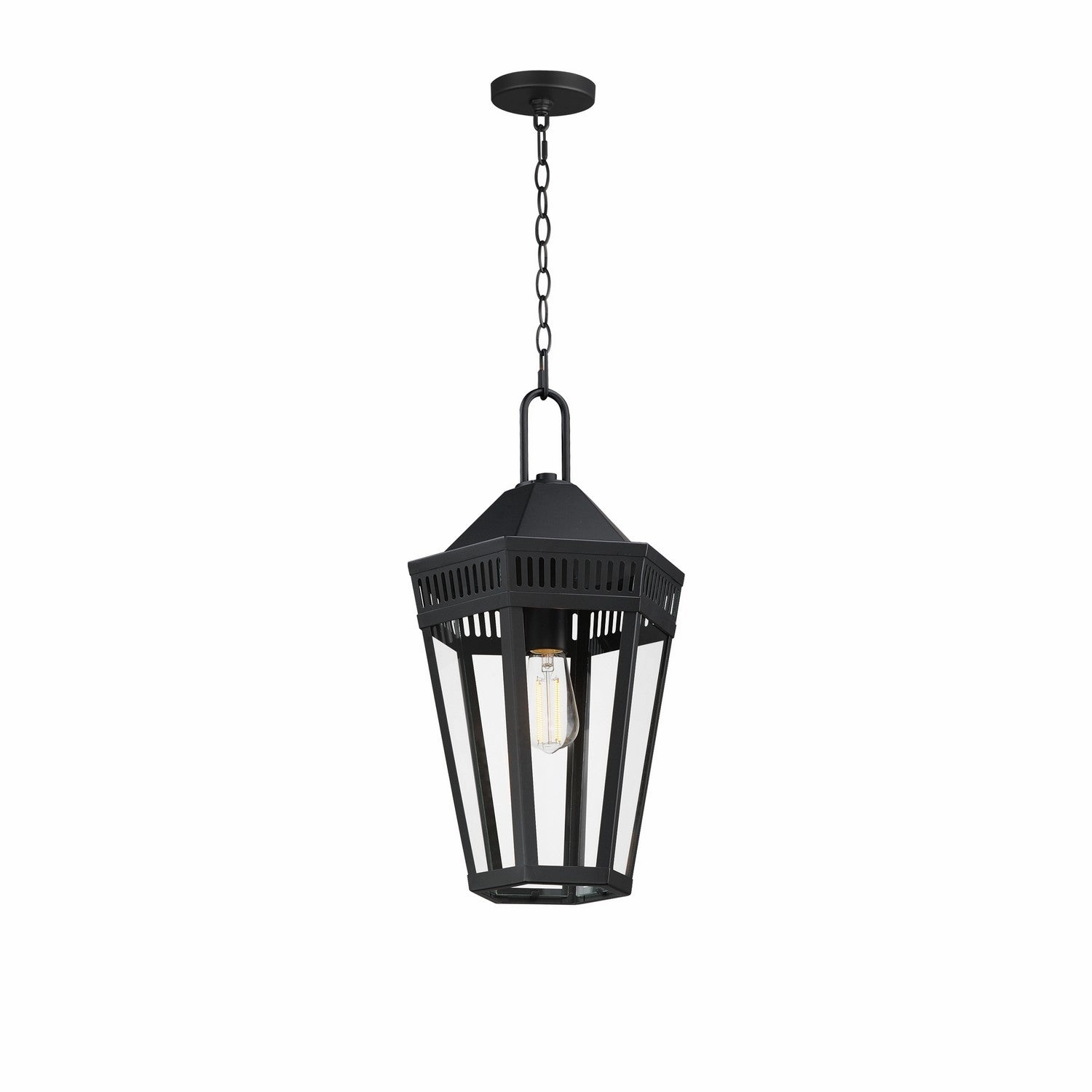 Oxford One Light Outdoor Pendant BlackOutdoor wall sconces with motion sensor