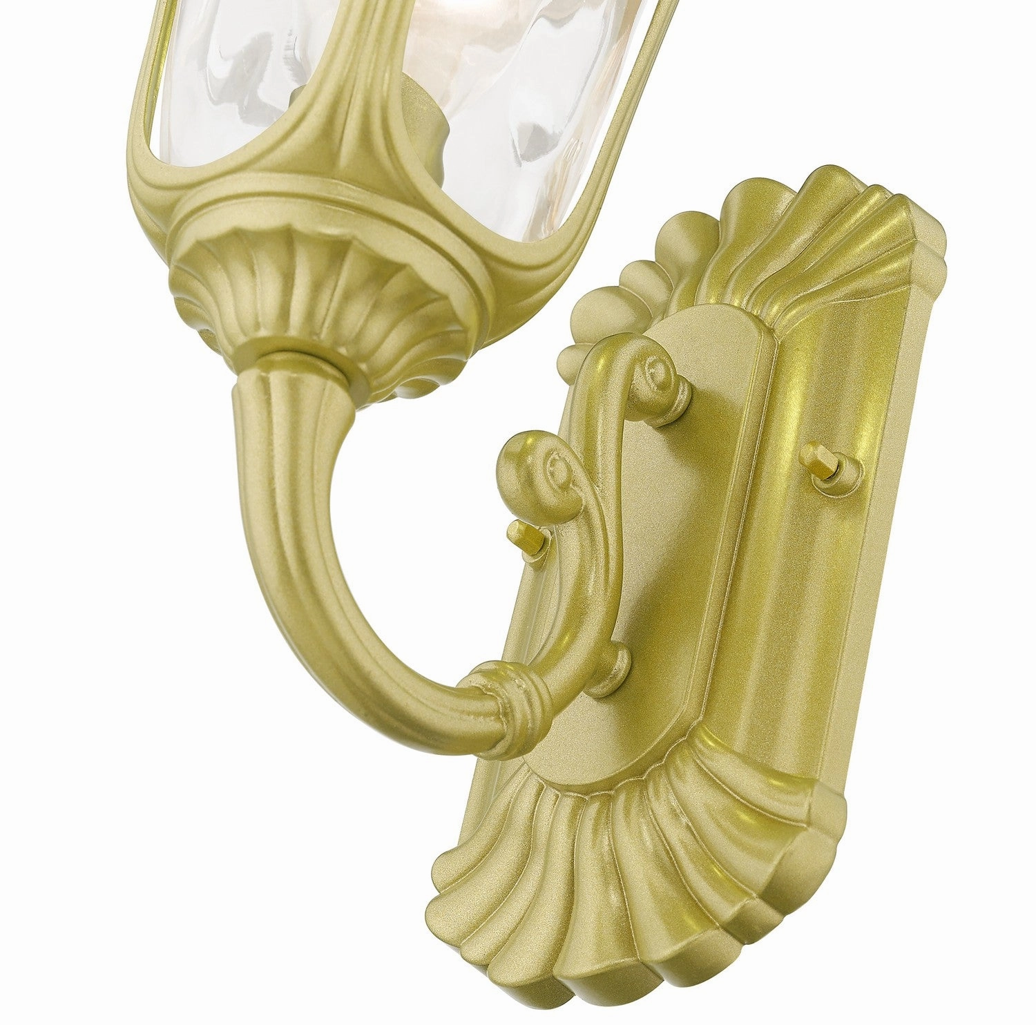 Oxford One Light Outdoor Wall Lantern Soft Gold