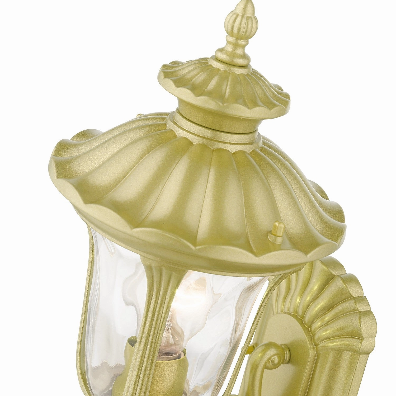 Oxford One Light Outdoor Wall Lantern Soft Gold