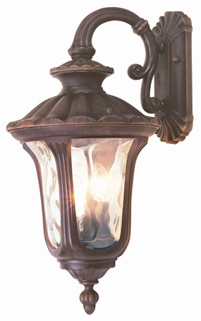 Oxford Three Light Outdoor Wall Lantern Hand Applied Imperial BronzeOutdoor wall sconces with motion sensor