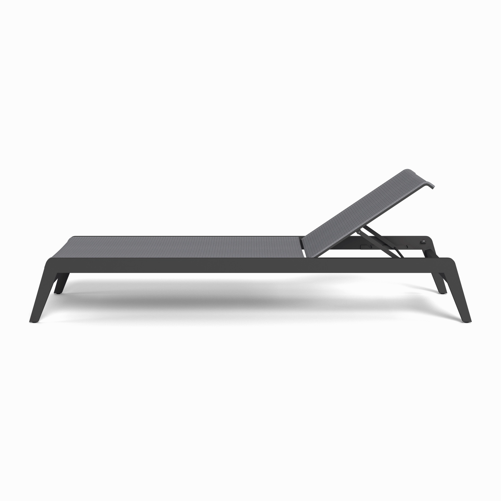 Pacific Aluminum Angled Sun LoungePatio reclining sun chair