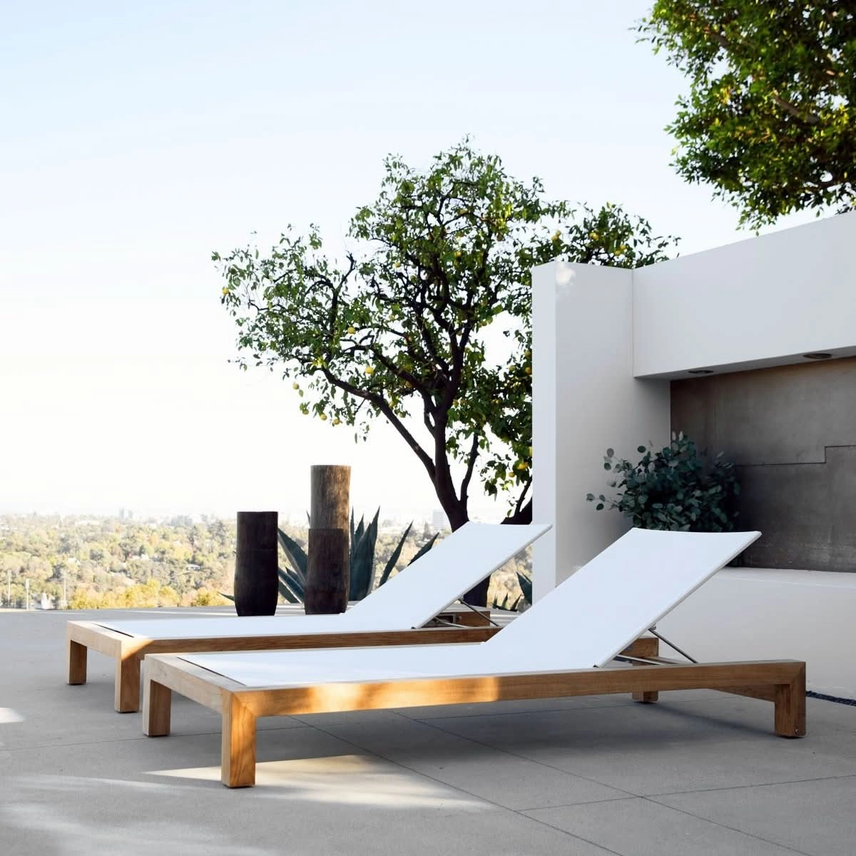 Pacific Teak Sun Lounge