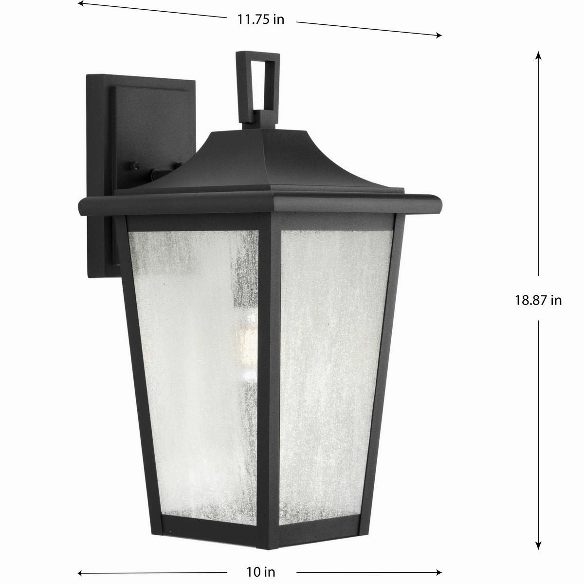 Padgett One Light Outdoor Wall Lantern Black