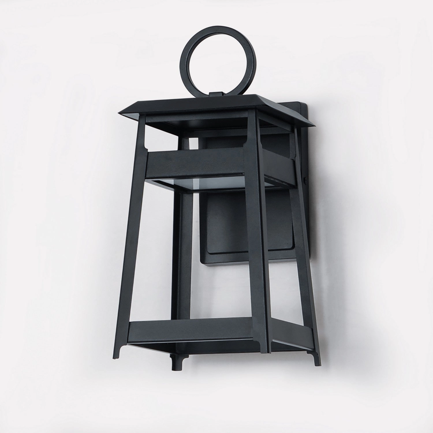 Pagoda LED Outdoor Wall Sconce Black