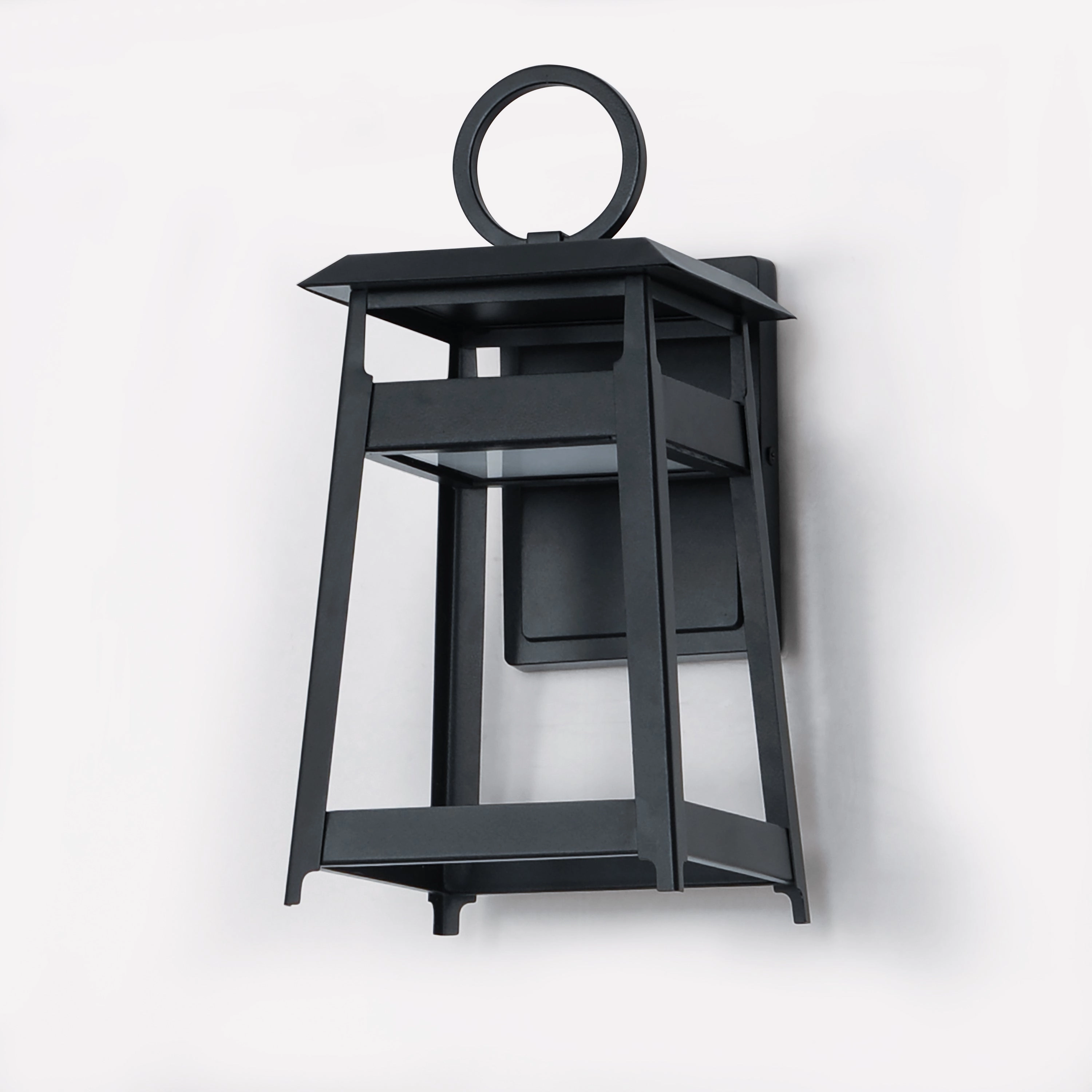 Pagoda LED Outdoor Wall Sconce Black