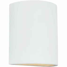 Paintable Ceramic Sconce Outdoor Wall LightWeatherproof outdoor lighting