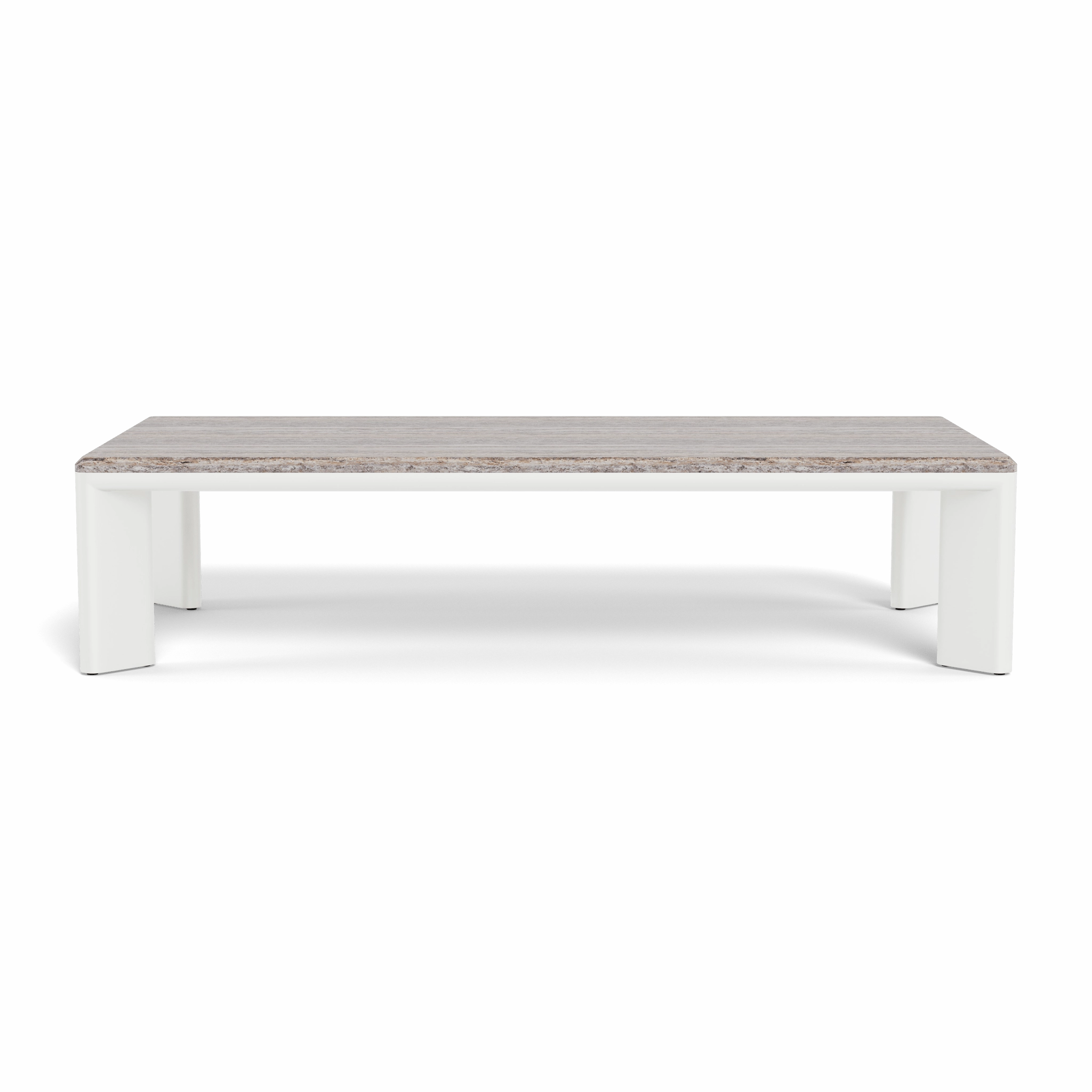 Palm Beach Aluminum Rectangle Coffee Table