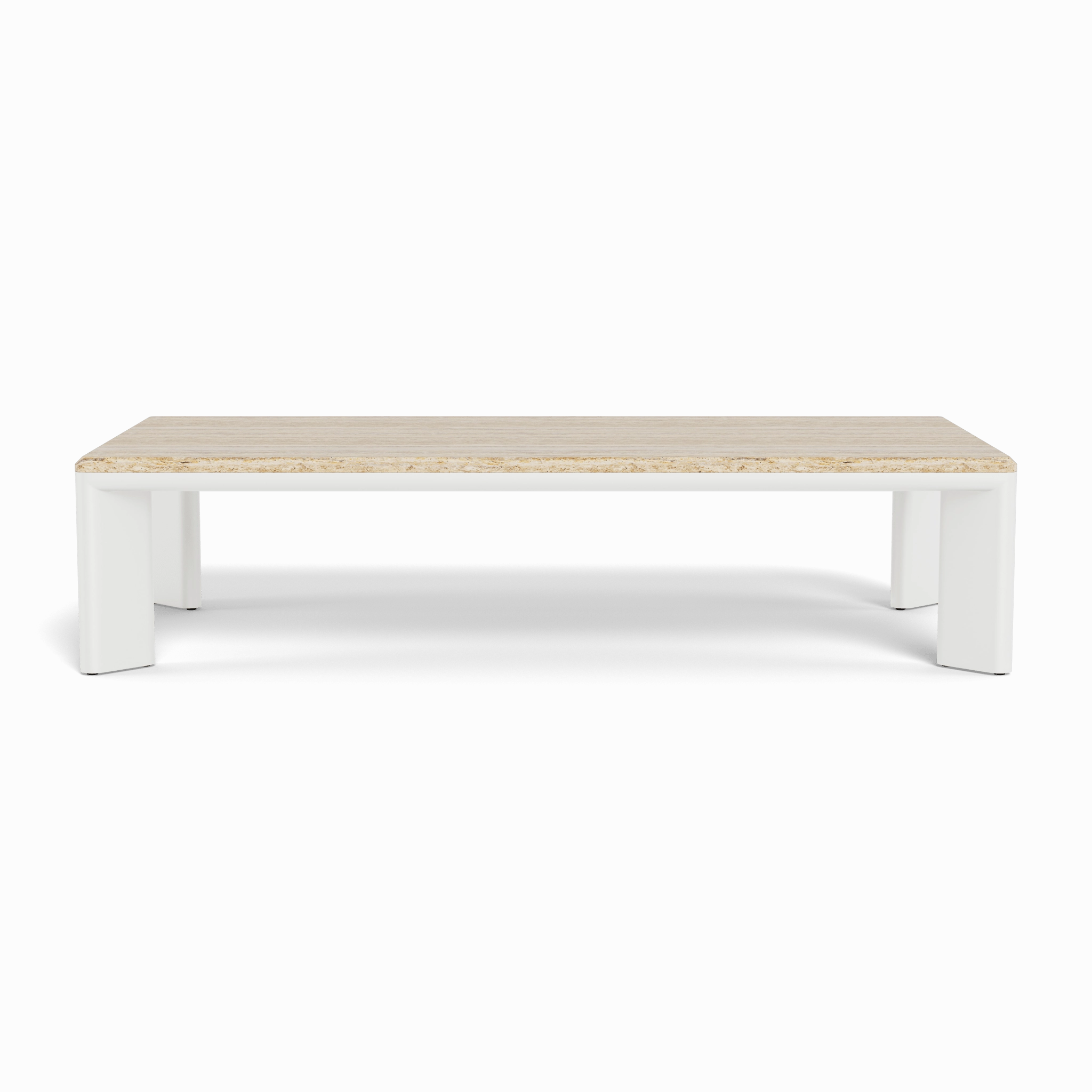 Palm Beach Aluminum Rectangle Coffee Table