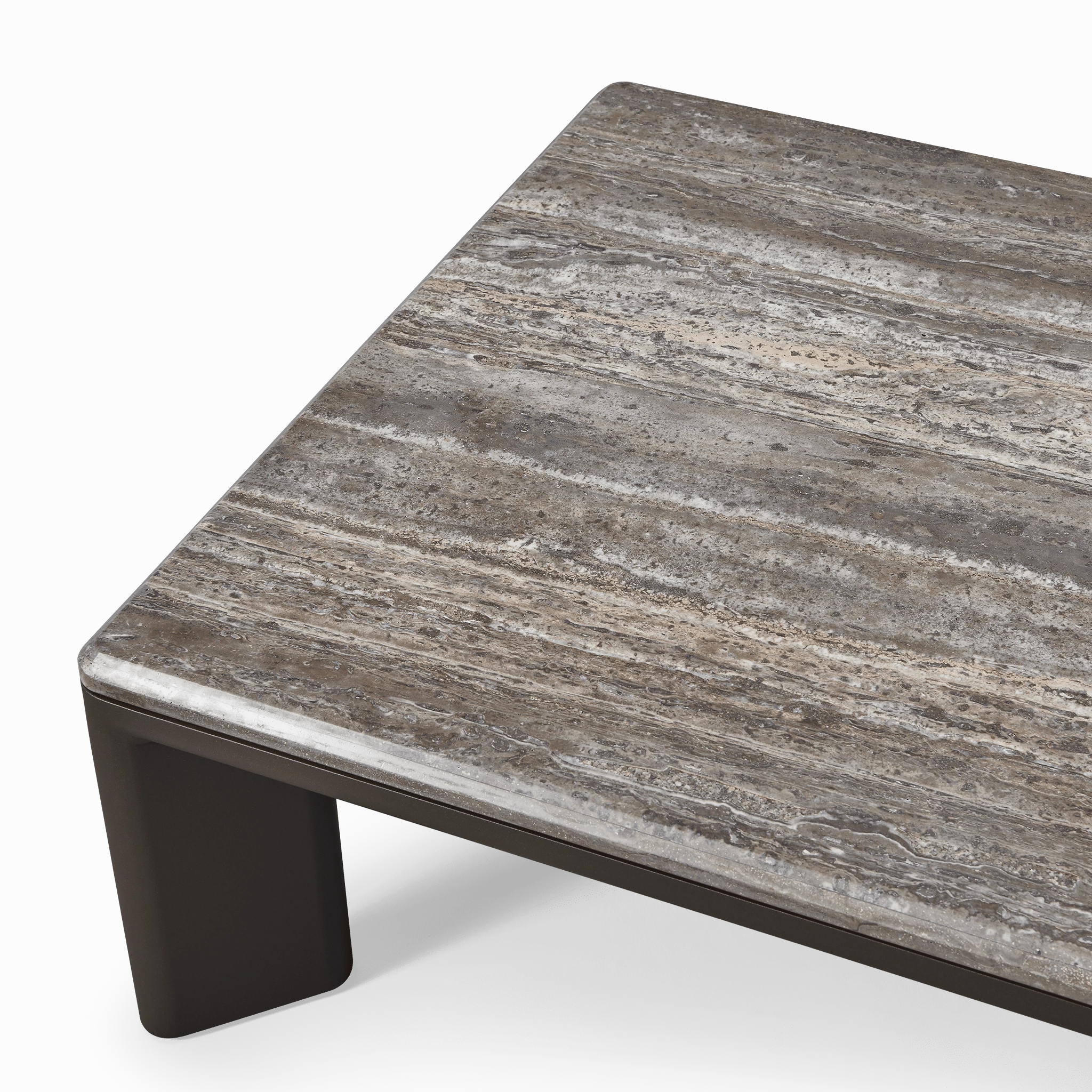 Palm Beach Aluminum Rectangle Coffee Table