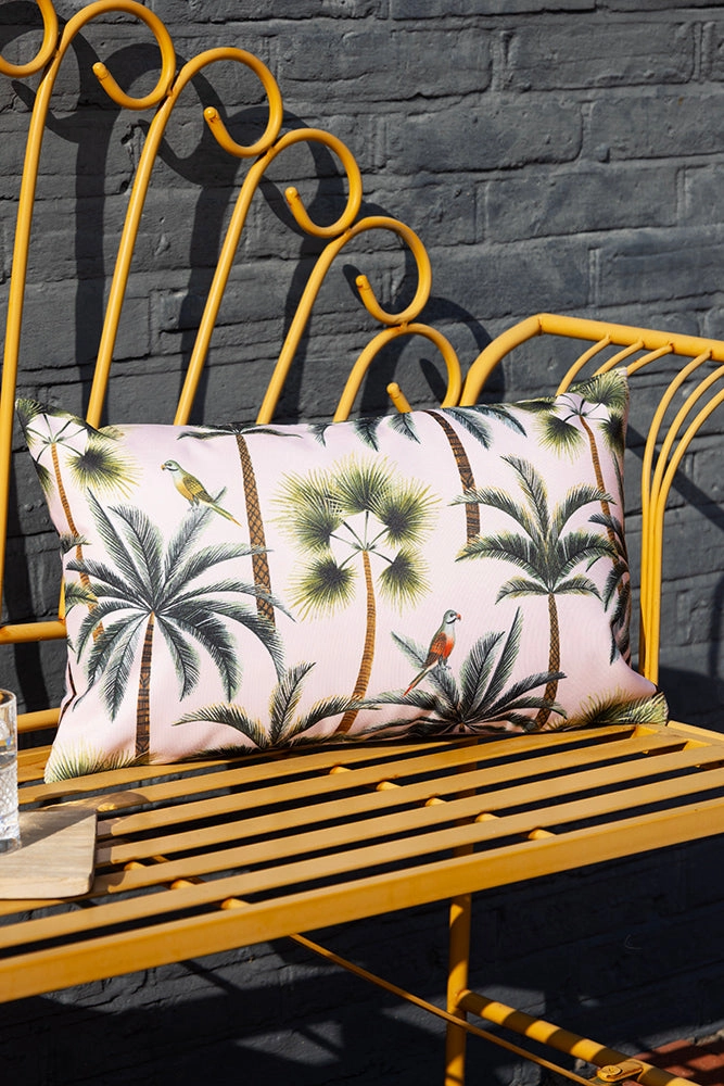 Palm Print Outdoor Cushionwaterproof outdoor patio rug