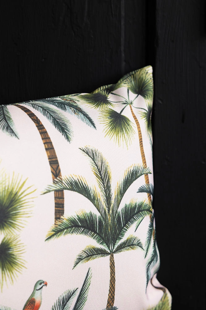 Palm Print Outdoor Cushion