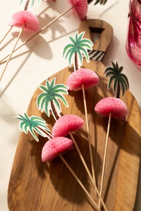 Palm Tree Party Toothpicks - Pack Of 8outdoor patio dining furniture set