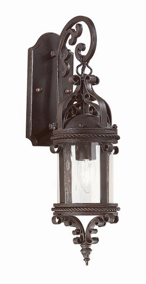 Pamplona One Light Wall Lantern Soft Off BlackOutdoor wall sconces with motion sensor