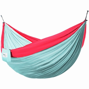 Parachute Camping Hammock - Celeste & Rose outdoor hammock with stand and canopy