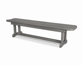 Park 72" Harvester Backless Benchoutdoor patio dining furniture set