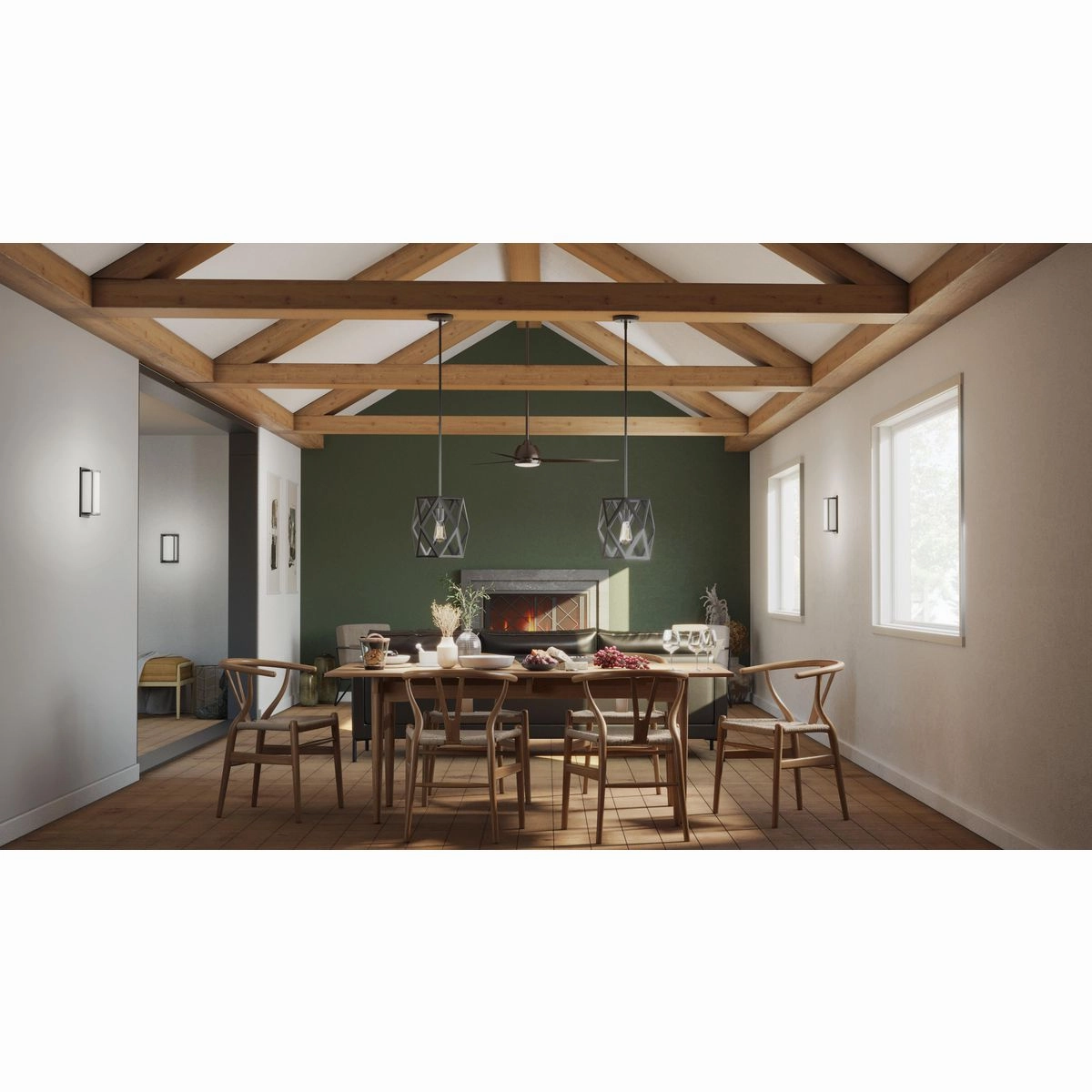 Parkhurst Two Light Wall Sconce Matte Black
