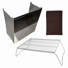 Pathfinder Camp Reflector Oven & Grill Combo professional grade outdoor cooking tools