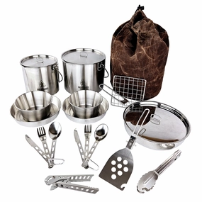 Pathfinder Woodland Chef Kit 3.0 professional grade outdoor cooking tools