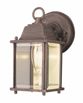 Patrician One Light Wall Lantern RustOutdoor wall sconces with motion sensor