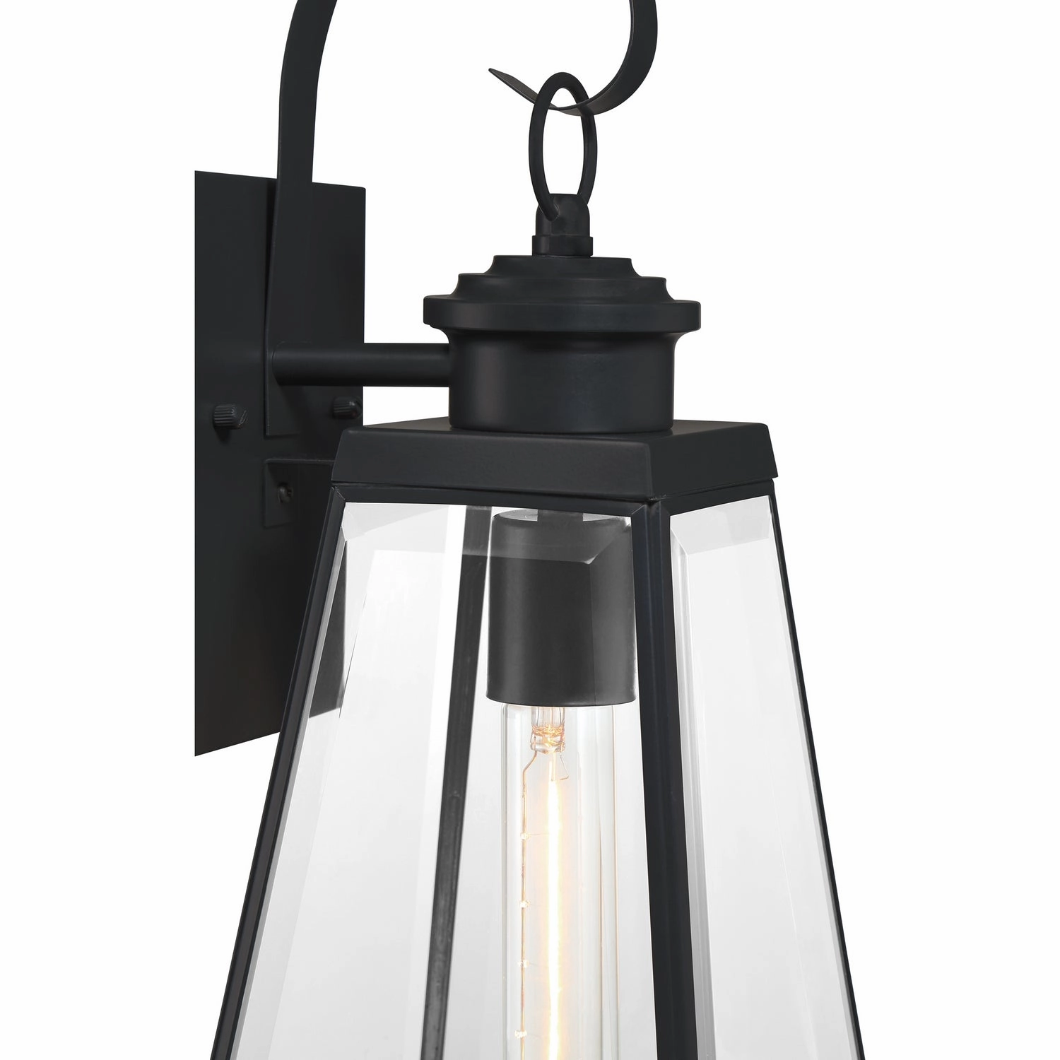 Paxton One Light Outdoor Wall Lantern Matte Black
