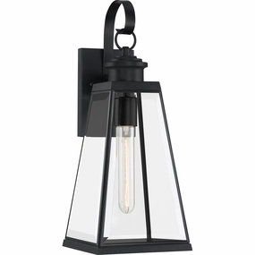 Paxton One Light Outdoor Wall Lantern Matte BlackOutdoor wall sconces with motion sensor