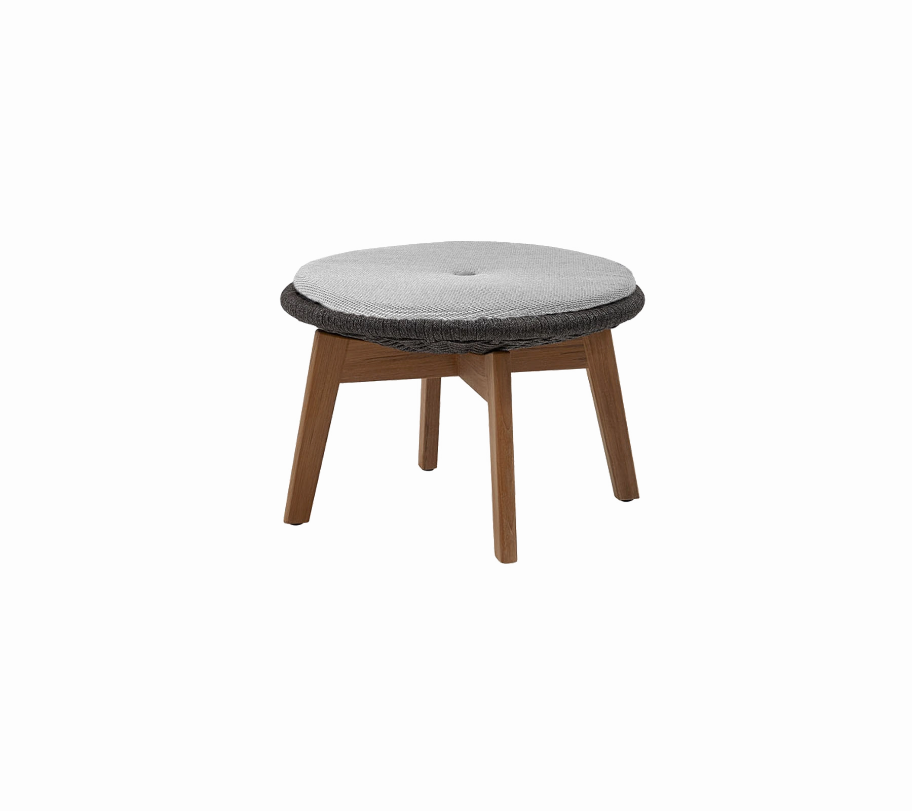 Peacock side table/footstool