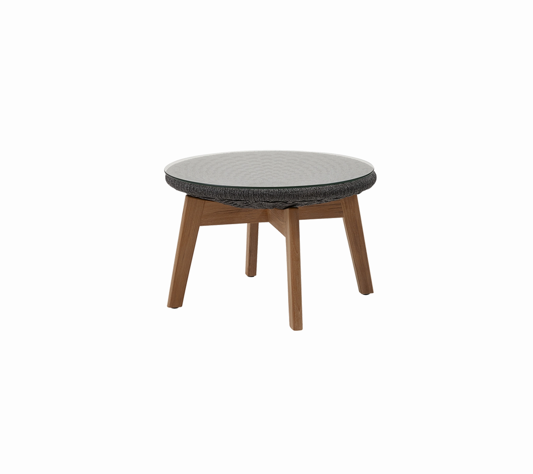 Peacock side table/footstool