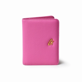 Shop Save Big Pebble Passport Holder - Hot Pink