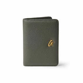Weekend Sale Special Pebble Passport Holder - Olive Green