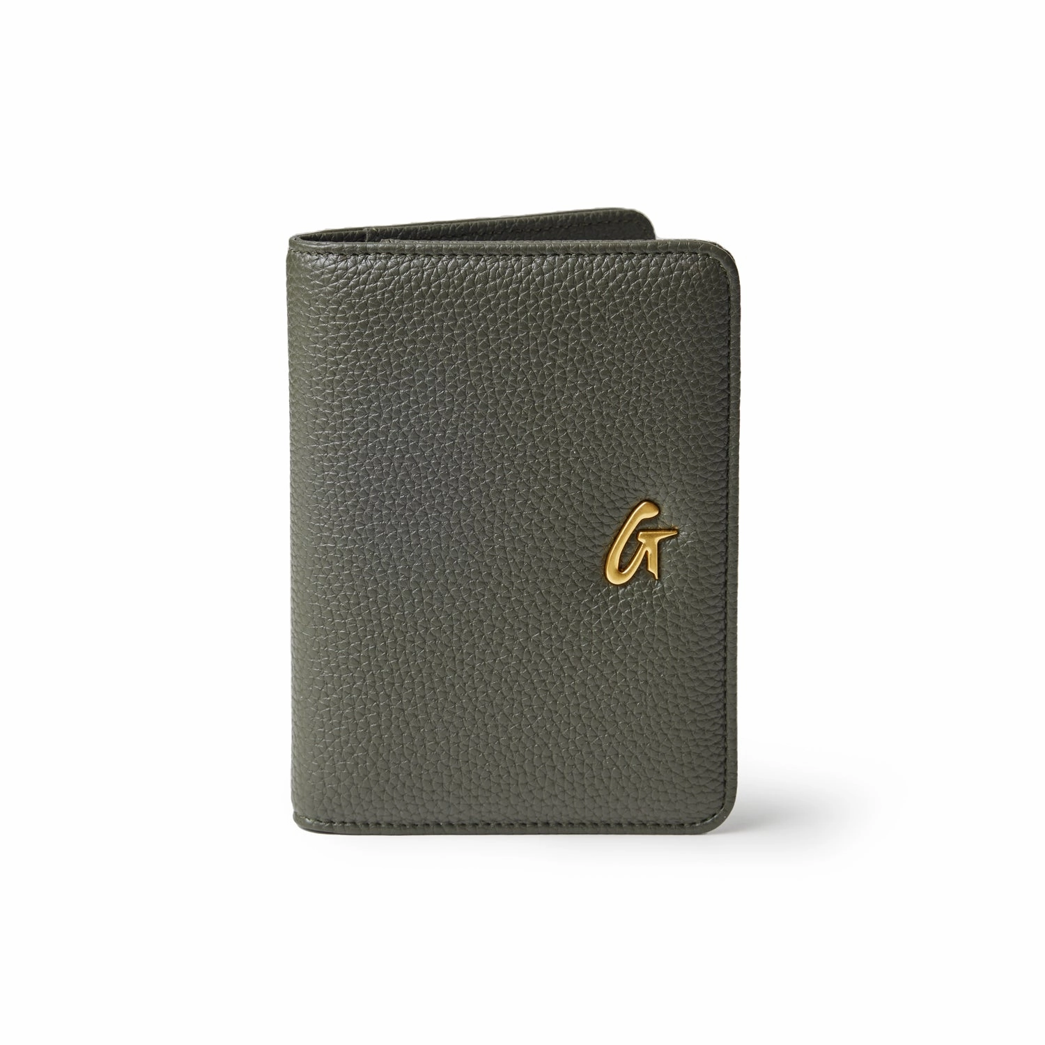 Weekend Sale Special Pebble Passport Holder - Olive Green