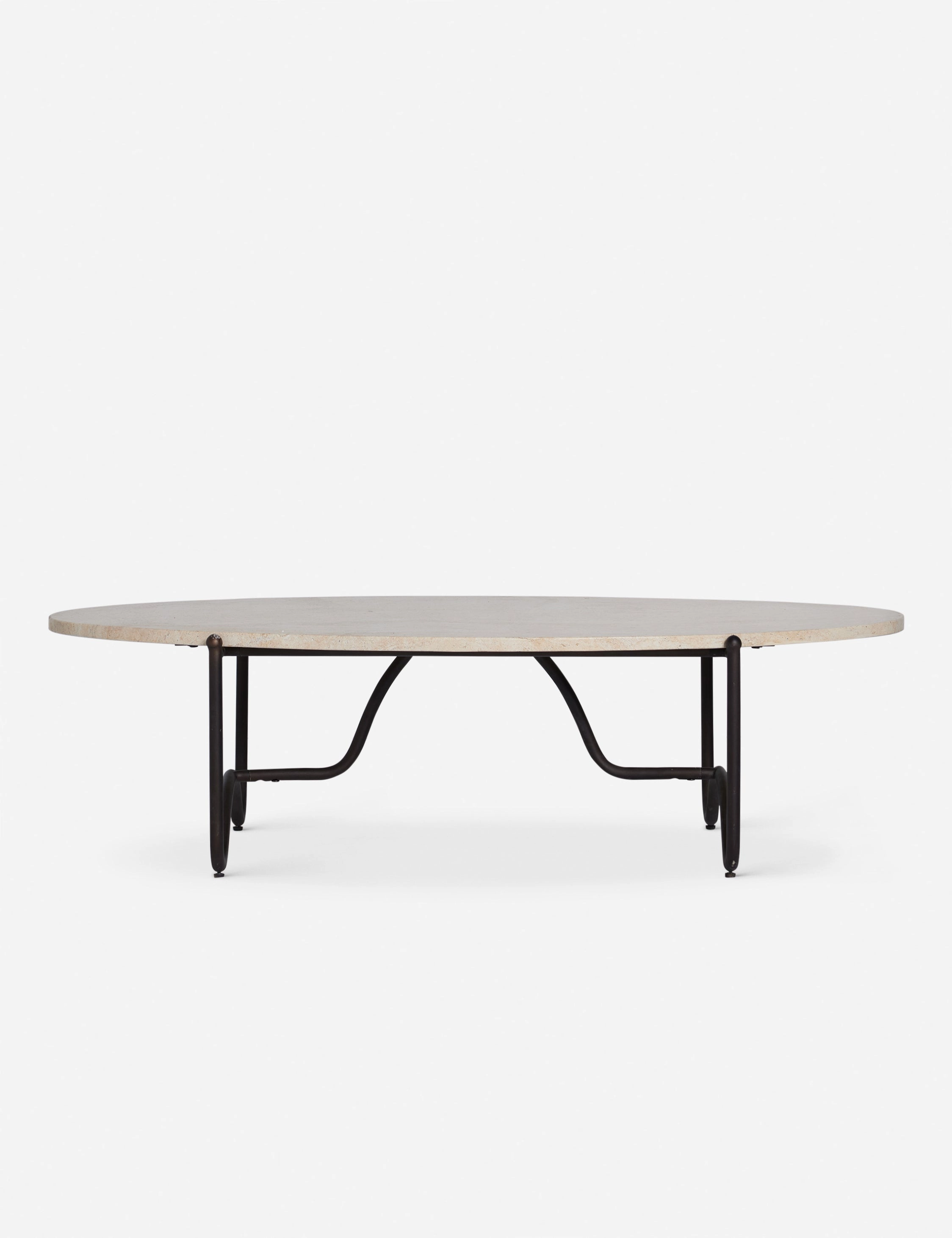 Peggy Outdoor Oval Coffee Table by Sarah Sherman Samuel