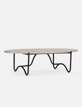 Peggy Outdoor Oval Coffee Table by Sarah Sherman Samueloutdoor patio furniture set