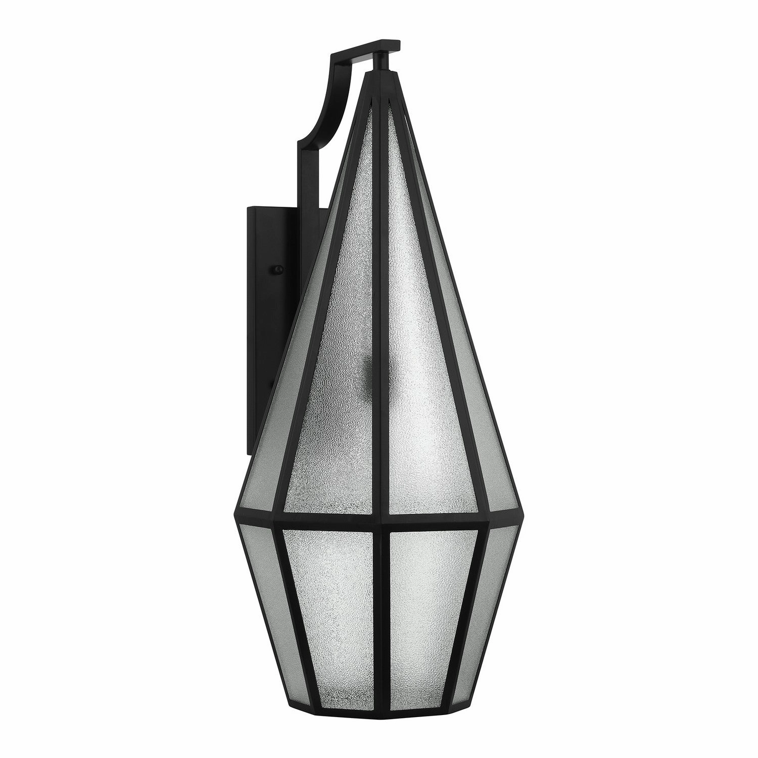 Peninsula One Light Outdoor Wall Lantern Matte Black