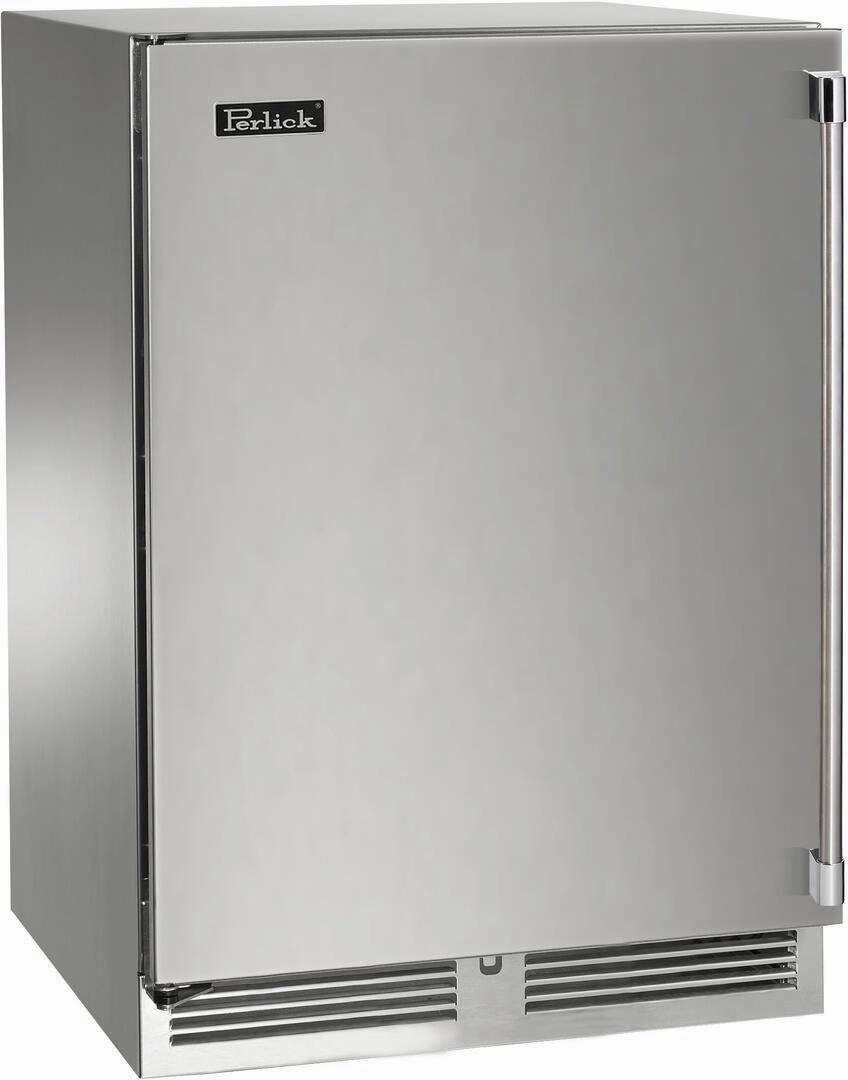 Perlick 24 inch Signature Series 45 Bottle Wine Cooler HP24WO-4-1 outdoor beverage cooler with wheels