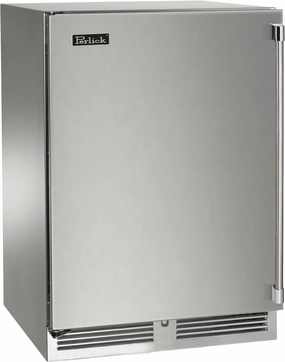 Perlick 24 inch Signature Series 5.2 cu ft  Beverage Center HP24BO-4-1 outdoor beverage cooler with wheels