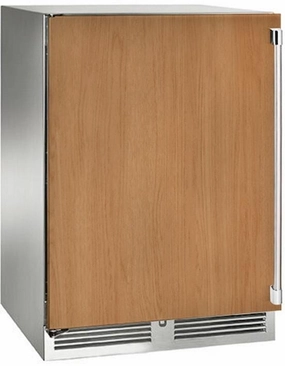 Perlick 24" Signature Series Outdoor Built-In Beverage Center with 5 cu. ft. Capacity Dual Zone in Panel Ready HP24CM-4-2 outdoor beverage cooler with wheels