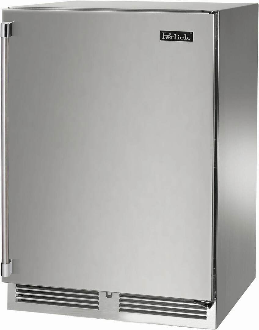 Perlick 24" Signature Series Outdoor Built-In Beverage Center with 5 cu. ft. Capacity Dual Zone in Stainless Steel HP24CM-4-1