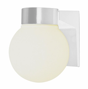 Pershing One Light Wall Lantern WhiteOutdoor wall sconces with motion sensor