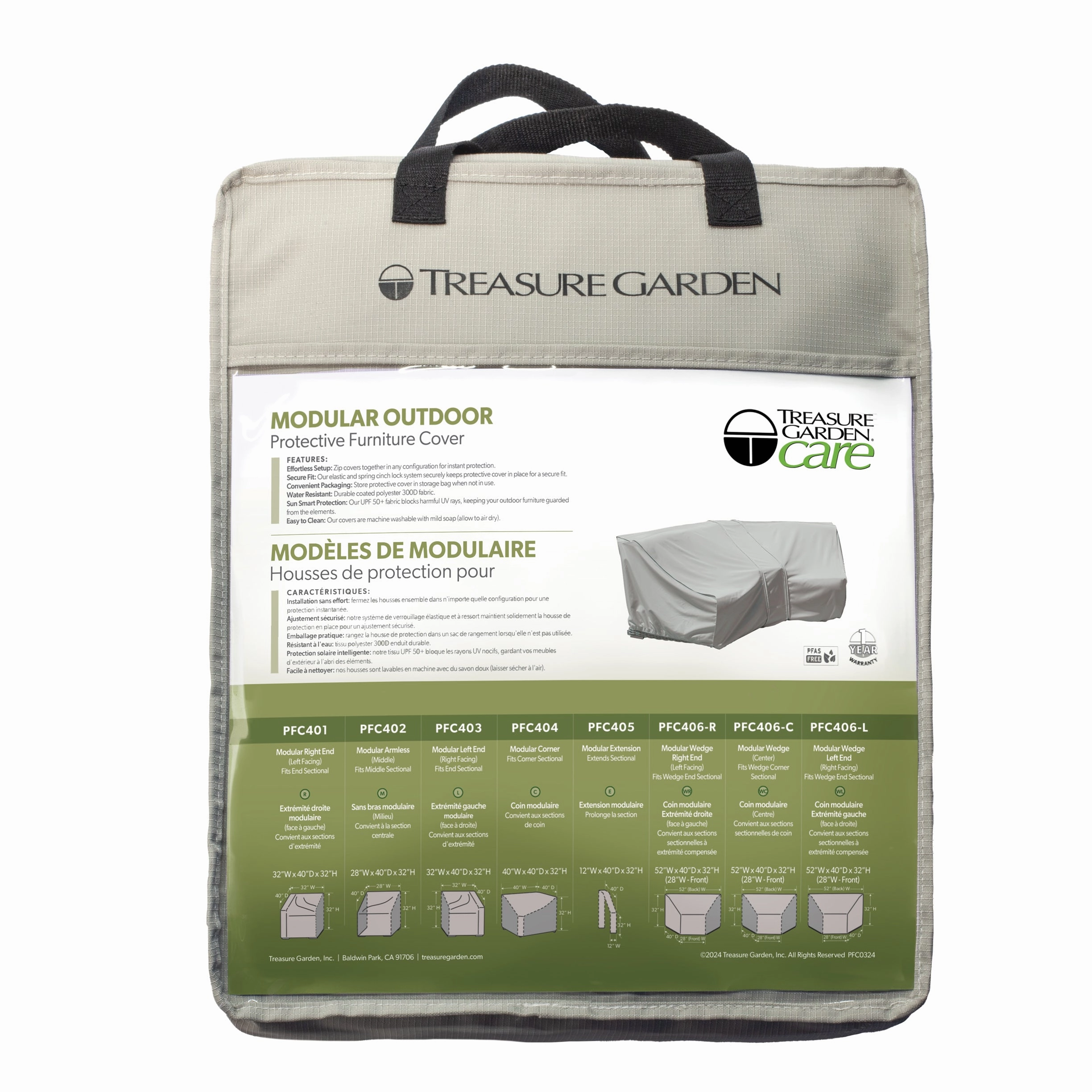 PFC405 - Sectional Modular Extension Cover