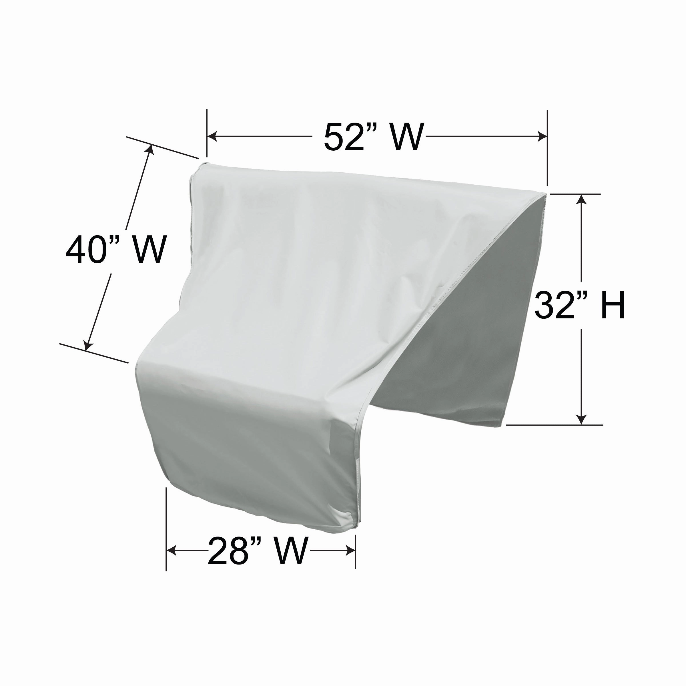 PFC406-C - Sectional Modular Wedge Cover (Center)