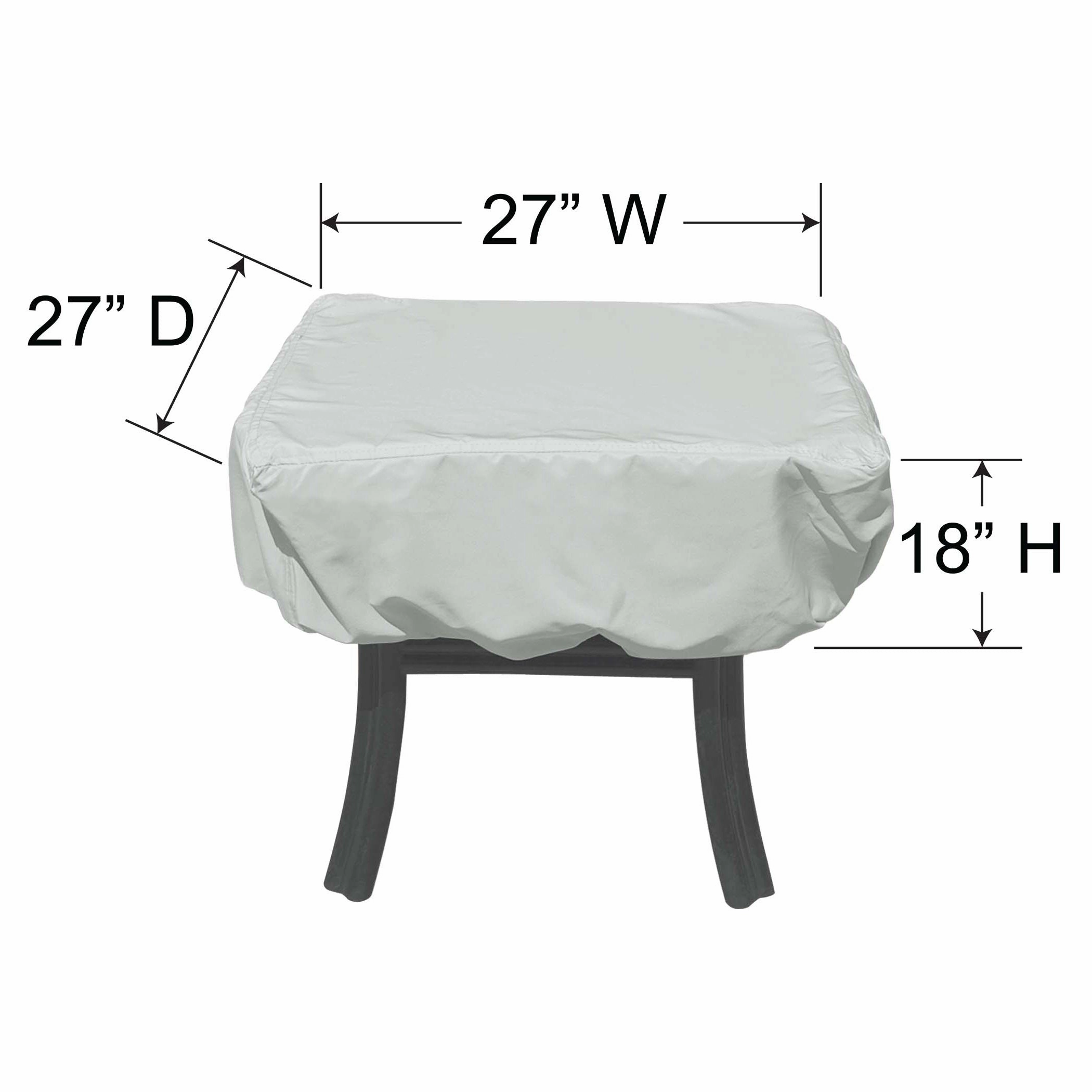 PFC815 - Small Square Fire Pit / Table / Ottoman Cover