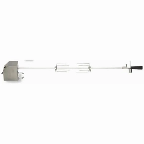 PGS Grills Legacy Big Sur Rotisserie Set with Super Motor RK48Stainless steel BBQ tool set