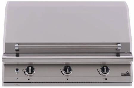 PGS Grills Legacy Series 39-Inch Pacifica Stainless Steel Grill Head - S36 large capacity charcoal BBQ grills