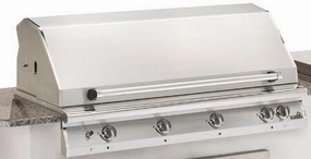 PGS Grills Legacy Series 51-Inch Big Sur Gourmet Grill Head with Infrared Rotisserie Burner - S48R large capacity charcoal BBQ grills