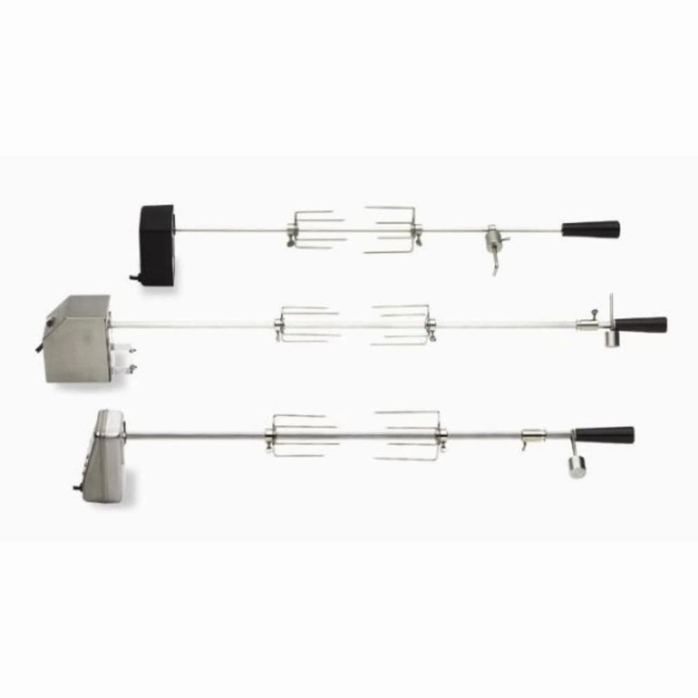 PGS Grills Newport Rotisserie Set Super Motor RK27Stainless steel BBQ tool set