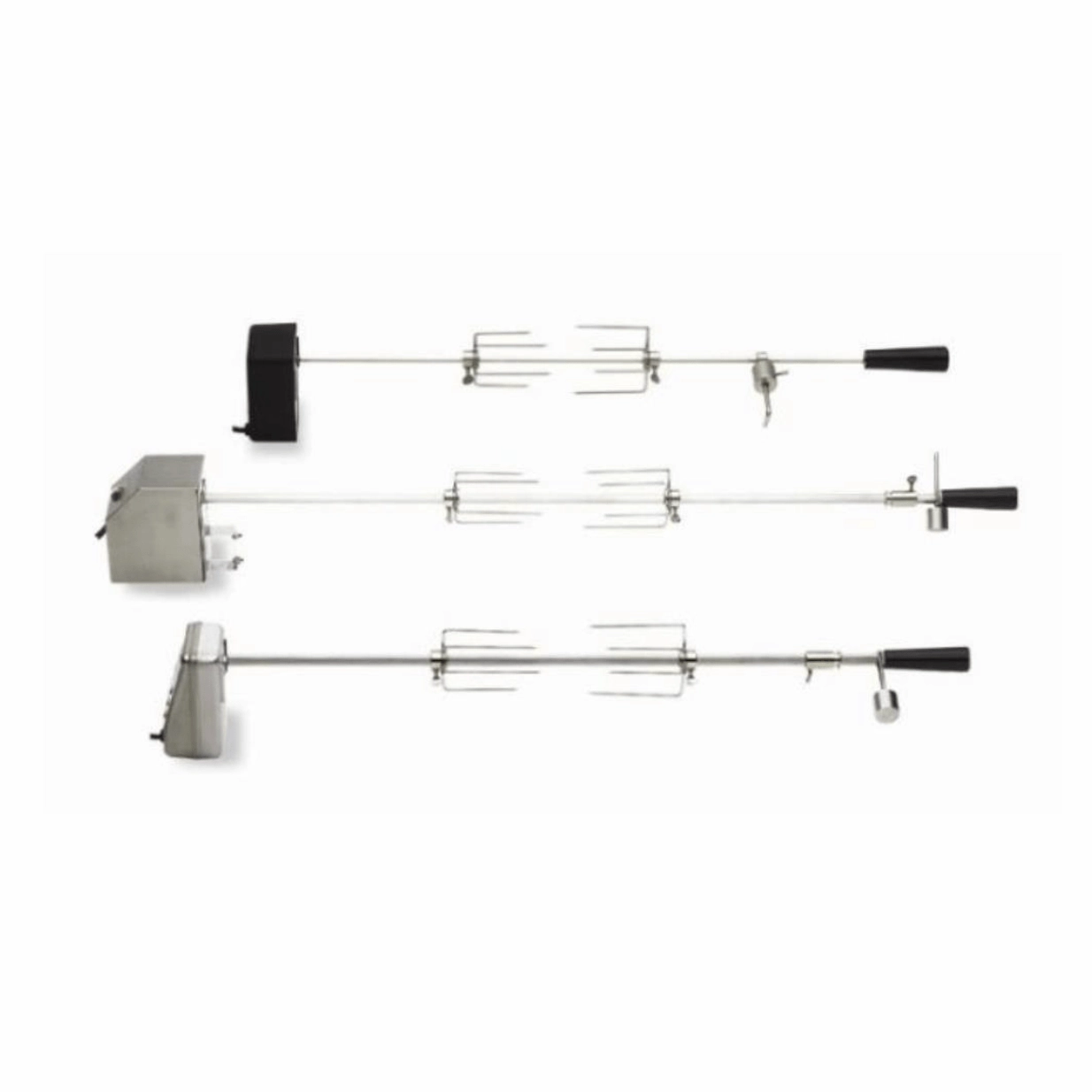 PGS Optional Rotisserie Kit for "A" Series Gas Grills ROTISStainless steel BBQ tool set