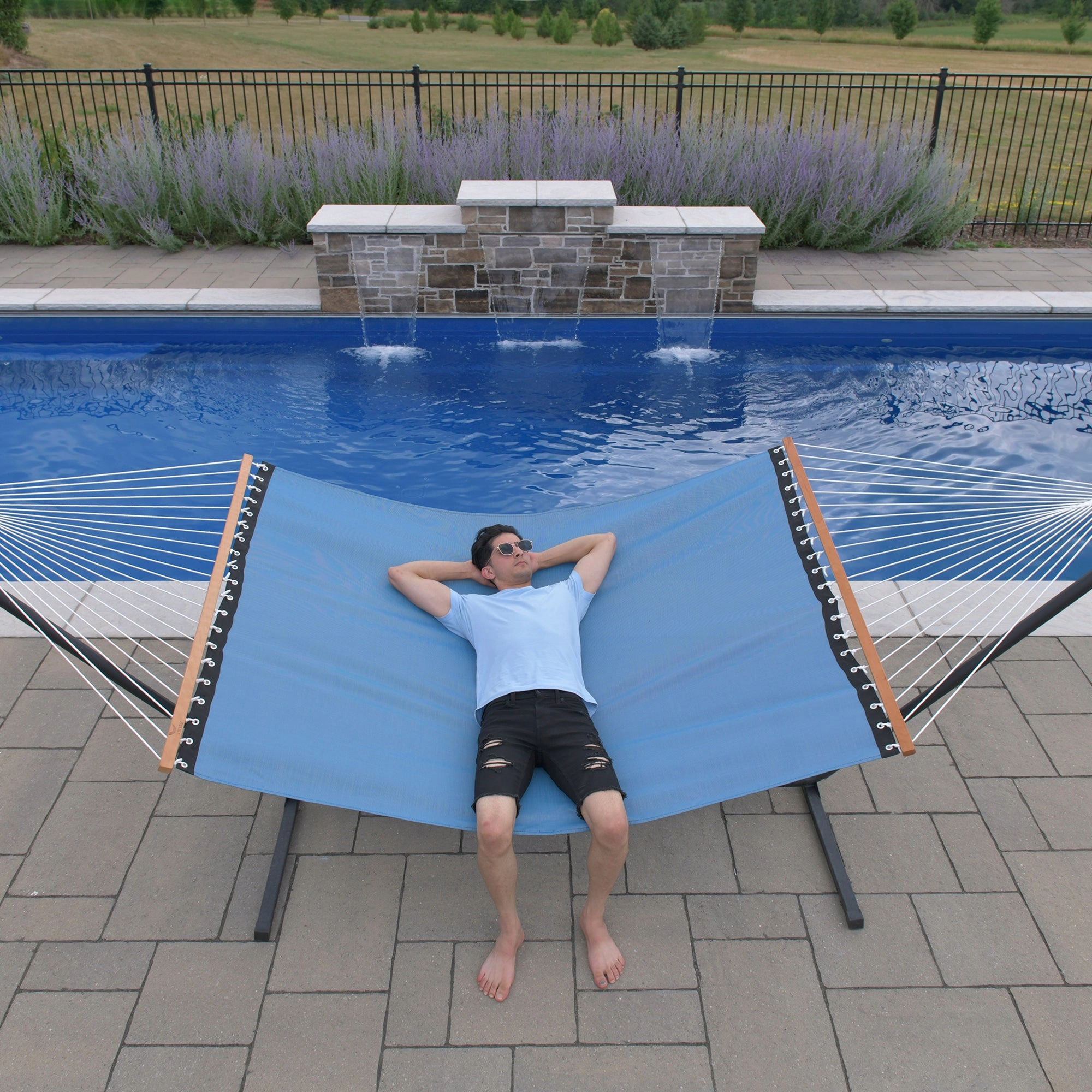 Phifer Poolside Spreader Bar Hammock - Cape Cod