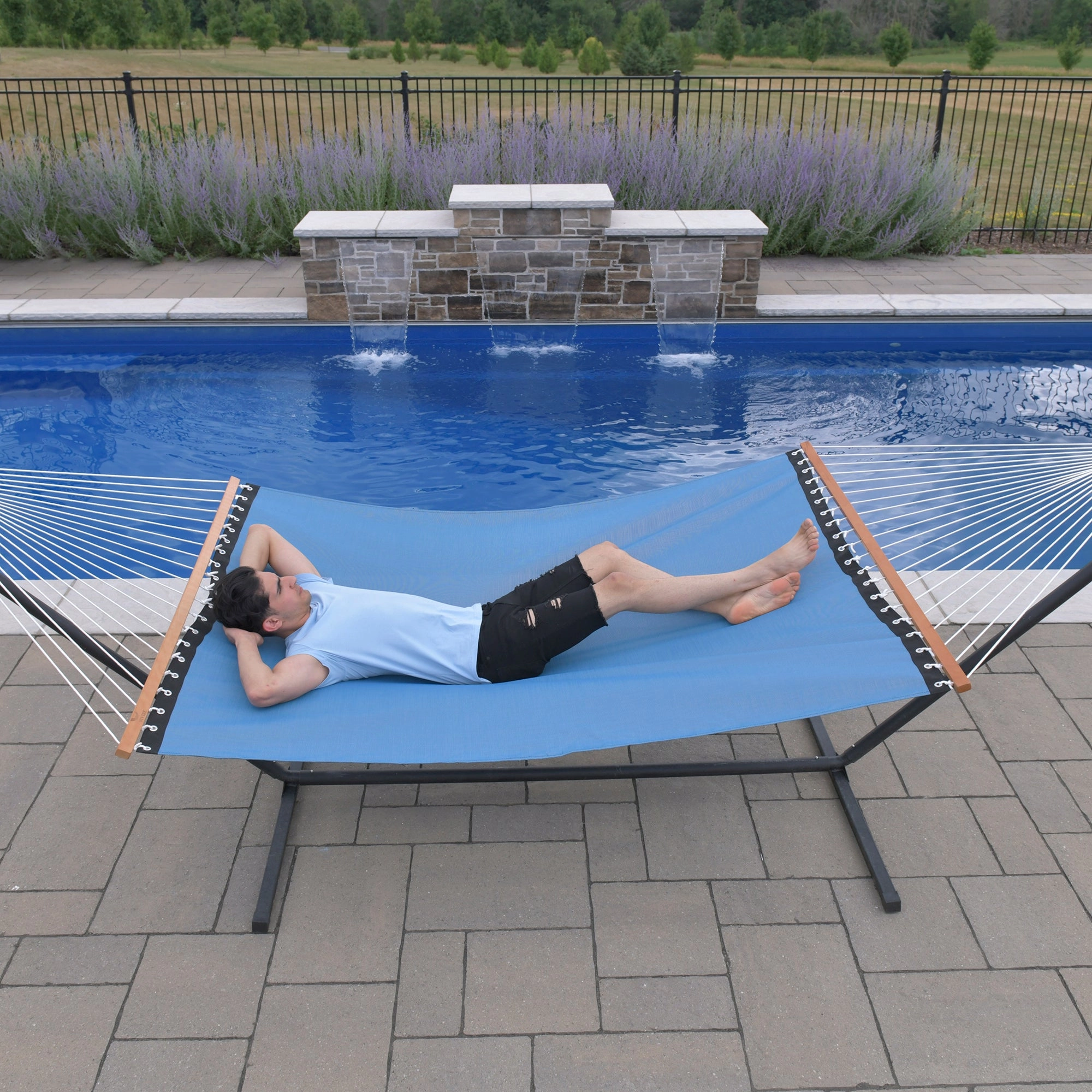 Phifer Poolside Spreader Bar Hammock - Cape Cod