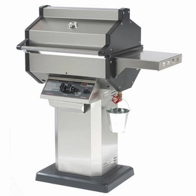 Phoenix Deck/Patio 53" Stainless Steel Freestanding Post Mount Grill SDSSOP professional outdoor BBQ grill set