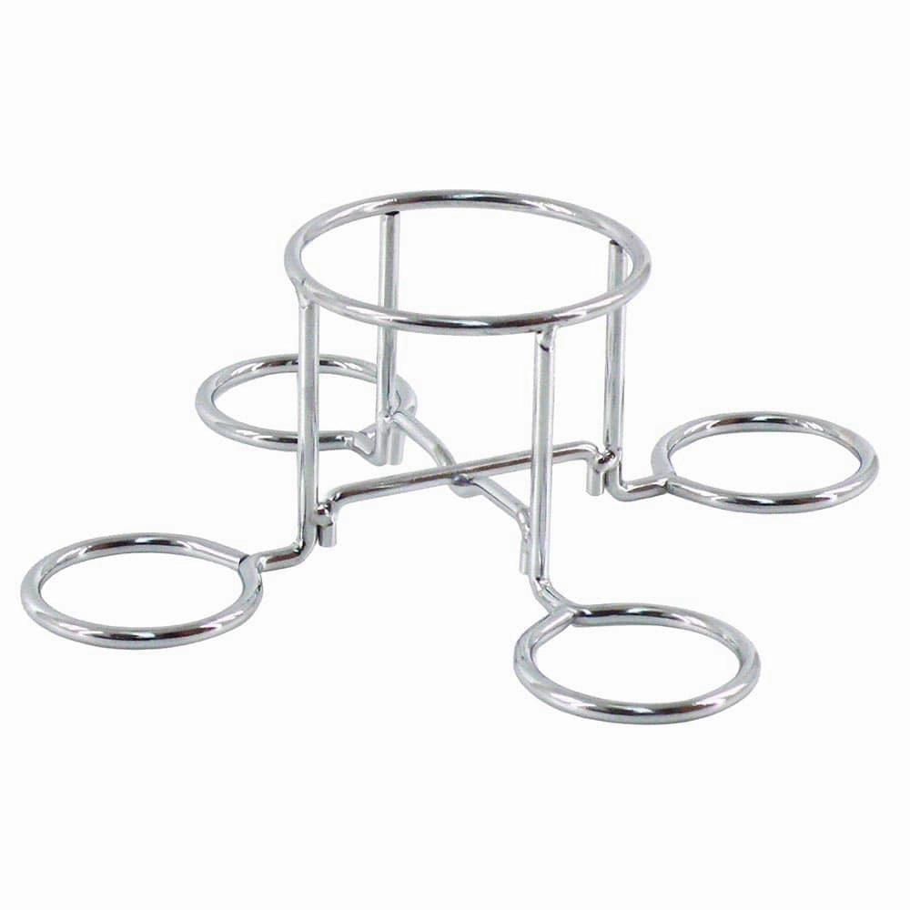 Phoenix Grills Nickel Plated Steel Beer Can Chicken Roster CCRStainless steel BBQ tool set